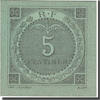 Algeria 5 Centimes Geldschein, SS+ -