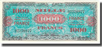 Frankreich 1000 Francs 1945 Verso France, 1945, UNZ-, Fayette:VF 27.1 -