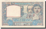 Frankreich 20 Francs Science et Travail, 1941-07-17, VZ, Fayette:12.16 -