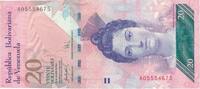 Venezuela 20 Bolivares 2007 Geldschein, 2007-03-20, KM:91a, UNZ-