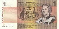 Australien 1 Dollar Geldschein, KM:37a, VZ -