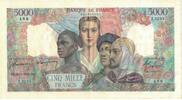 Frankreich 5000 Francs Empire Français, Z.3293486, VZ+, Fayette:47.59 -