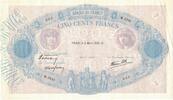 Frankreich 500 Francs Bleu et Rose, M.3245, VZ, Fayette:31.26, KM:88c -