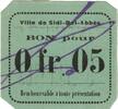 Algeria 5 Centimes Geldschein, Undated (1916-18), VZ -