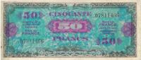 Frankreich 50 Francs Flag/France, 07811466, SS+, Fayette:VF19.01 -