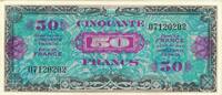 Frankreich 50 Francs Flag/France, 07120202, VZ, Fayette:VF19.01, KM:117a -