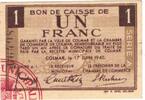 Frankreich 1 Franc Colmar, UNZ- -