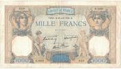Frankreich 1000 Francs Cérès et Mercure, E3422 209, SS, Fayette:38.20 -
