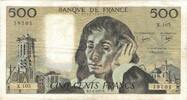 Frankreich 500 Francs Pascal, X.105 19701, SS+, Fayette:71.20, KM:156e -