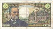 Frankreich 5 Francs Pasteur, F.112, S+, Fayette:61.11, KM:146b -