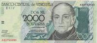 2000 Bolivares 1998 Venezuela Geldschein, 1998-08-24, KM:80, UNZ UNZ