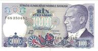 Türkei 1000 Lira Geldschein, 1970-01-14, KM:191, UNZ -