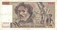 Frankreich 100 Francs Delacroix, R.204, S, Fayette:69bis.4b, KM:154e -