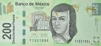 Mexiko 200 Pesos Geldschein, 2011-01-24, UNZ -