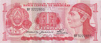 Honduras 1 Lempira Geldschein, 1980-05-29, UNZ -