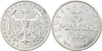 Deutschland, Weimarer Republik 3 Mark Münze, Berlin, VZ, Aluminium -