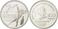 Frankreich 100 Francs Münze, STGL, Silber, KM:980 -