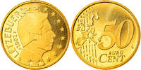 Luxemburg 50 Euro Cent Utrecht, Proof, STGL, Messing, KM:80 -