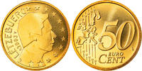 Luxemburg 50 Euro Cent Utrecht, Proof, STGL, Messing, KM:80 -