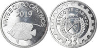 CABINDA 25 Centimos Münze, UNZ, Aluminium -