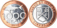 CABINDA 1.000 reais Münze, UNZ, Bi-Metallic -