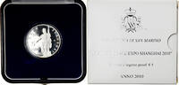 San Marino 5 Euro Silber, Shanghai Expo, KM:495 -