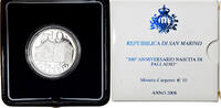 San Marino 10 Euro Palladio, Rome, STGL, Silber, KM:514 -