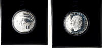 Spanien 10 Euro Madrid, STGL, Silber, KM:1094 -
