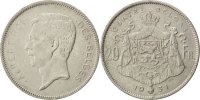 Belgien 20 Francs, 20 Frank Münze, SS, Nickel, KM:101.1 -