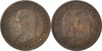 Frankreich Centime Münze, Napoleon III, Napoléon III, Strasbourg, SS -