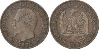 Frankreich 5 Centimes Münze, Napoleon III, Napoléon III, Strasbourg -