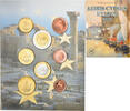 Zypern 1 Cent to 2 Euro unofficial private coin, STGL -