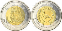 Frankreich 500 Francs Münze, Tromelin, UNZ, Bi-Metallic -