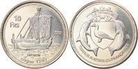 Frankreich 10 Francs Münze, Tromelin, UNZ, Cupro-nickel Aluminium -