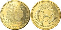Frankreich 100 Francs Münze, Tromelin, UNZ, Bronze-Aluminium -