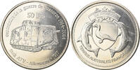 Frankreich 50 Francs Münze, Tromelin, UNZ, Cupro-nickel Aluminium -
