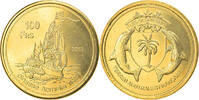 Frankreich 100 Francs Münze, Glorieuses, UNZ, Bronze-Aluminium -