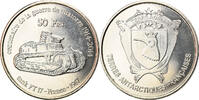 Frankreich 50 Francs Münze, Adelie, UNZ, Cupro-nickel Aluminium -