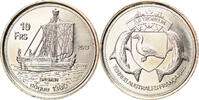 Frankreich 10 Francs Münze, Tromelin, UNZ, Cupro-nickel Aluminium -