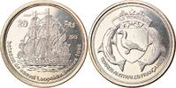 Frankreich 20 Francs Münze, Tromelin, UNZ, Cupro-nickel Aluminium -