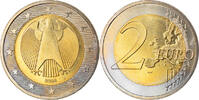 Bundesrepublik Deutschland 2 Euro Hambourg, UNZ, Bi-Metallic, KM:258 -