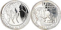 San Marino 10 Euro Two soccer players, Rome, BE, STGL, Silber, KM:463 -
