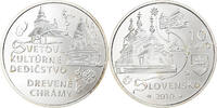 Slowakei 10 Euro Kremnica, STGL, Silber, KM:110 -
