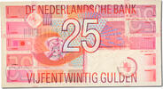 Niederlande 25 Gulden Geldschein, UNZ -