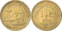 Monaco Franc Münze, Louis II, Poissy, SS, Aluminum-Bronze, KM:111 -