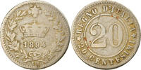 Monnaie Italie 20 Centesimi 1894 – KB Berlin – Variété – Très Bel état