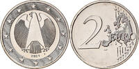 Deutschland 2 Euro error monometallic, Stuttgart, Kupfer-Nickel, PCGS -
