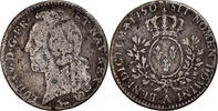 Frankreich 24 Sols, 1/5 ECU Münze, Louis XV, 1/5 Écu au bandeau -