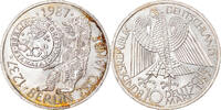 Bundesrepublik Deutschland 10 Mark Münze, Hamburg, Germany, UNZ -