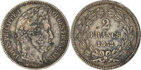 Frankreich 2 Francs Münze, Louis-Philippe, La Rochelle, SS, Silber -